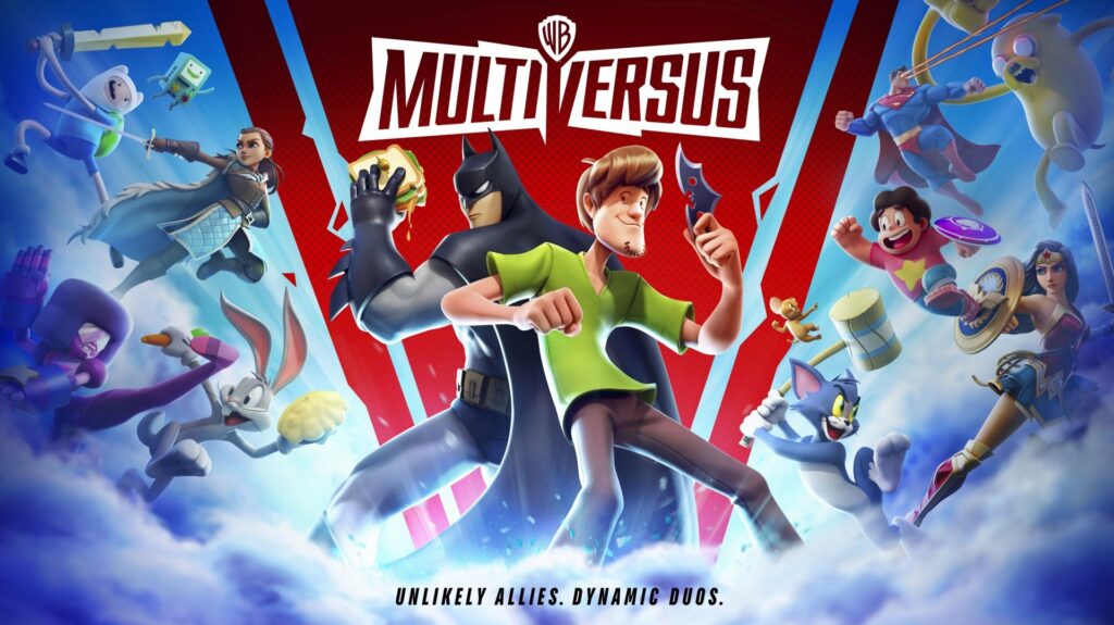O jogo multiversus conta a com a presença da trindade e Arlequina representando a DC