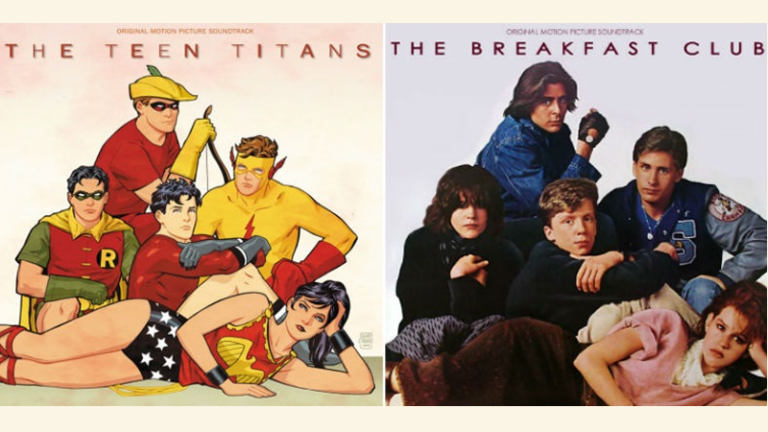 Quadrinista americano coloca heróis da DC Comics em clássicos dos anos 80