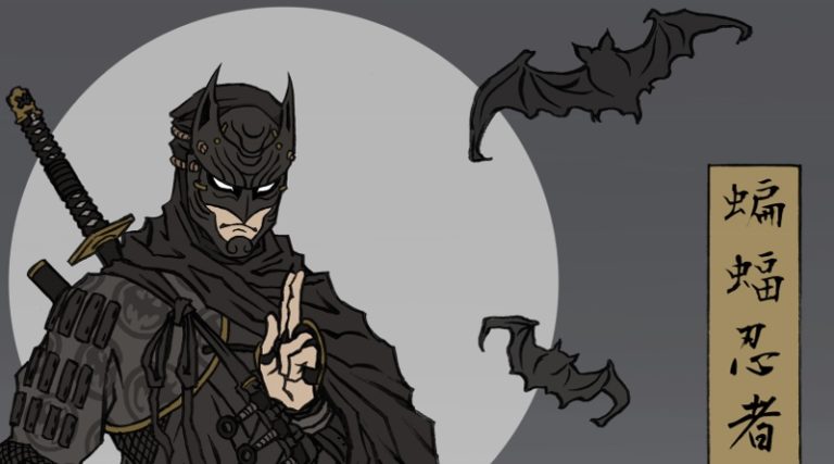 Arte | Confira os personagens de Batman no estilo Ukiyo-e