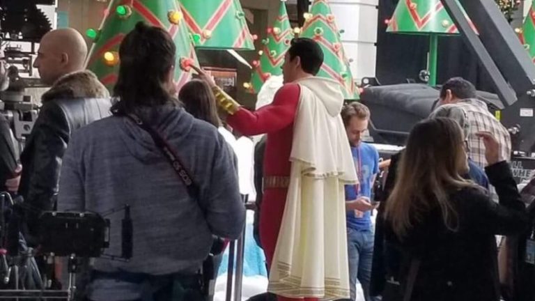 Shazam! | Imagem dos bastidores revela possível uniforme do herói