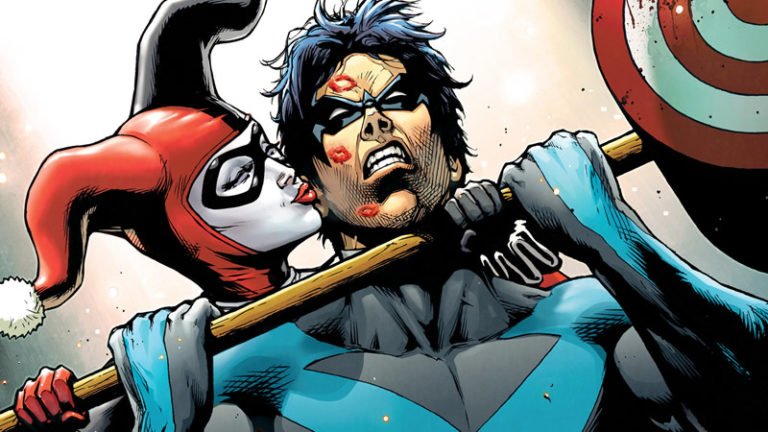 Old Lady Harley | Romance entre Arlequina e Asa Noturna é revelado em HQ