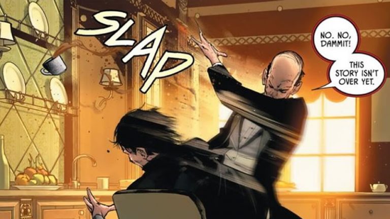 Batman #98 | DC recria o clássico meme do tapa na cara de Robin