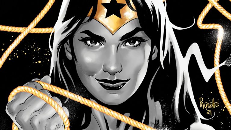 Wonder Woman: Black and Gold | Edição celebra os 80 anos da heroína somente em duas cores; preto e dourado!