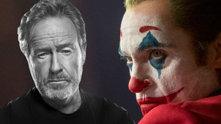 Ridley Scott elogia a atuação de Joaquin Phoenix em ‘Coringa’