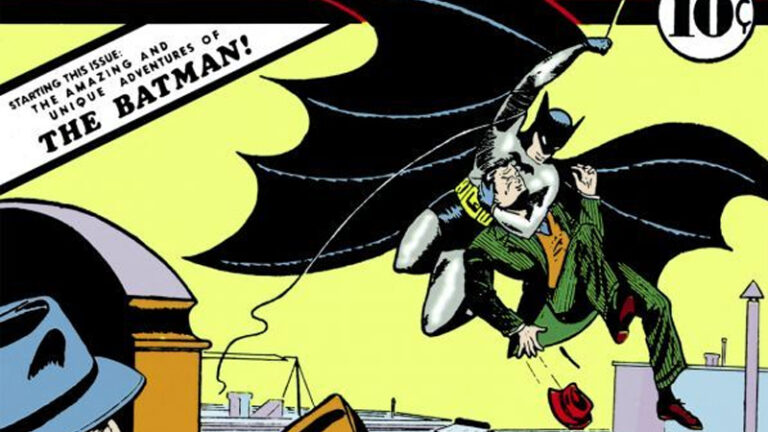Quadrinho com a primeira aparição do Batman está sendo leiloado