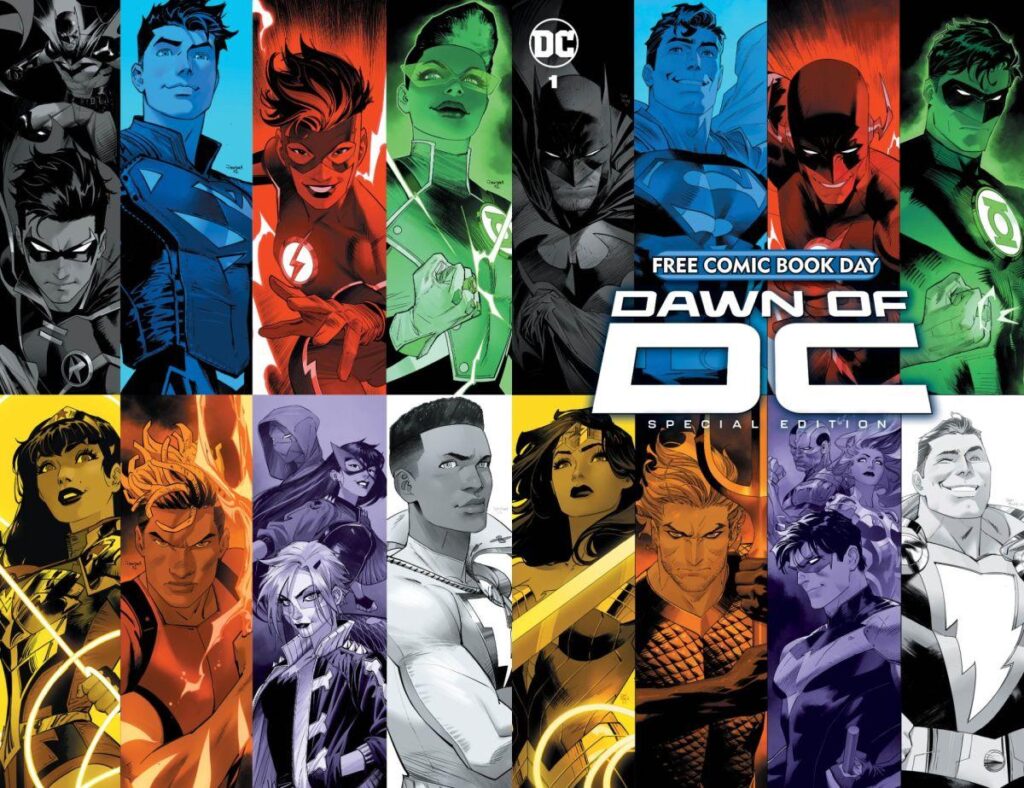Dawn of DC será o quadrinho grátis do Free Comic Book Day.