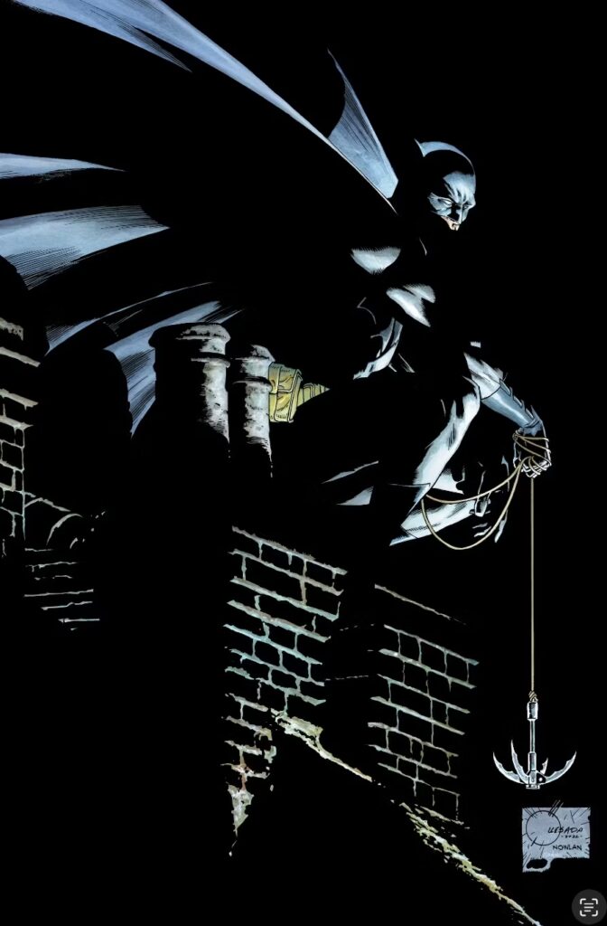 Capa de Batman na arte de Joe Quesada.