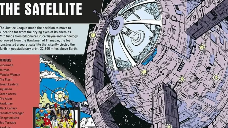 Descubra a história por trás do Satélite da Liga da Justiça